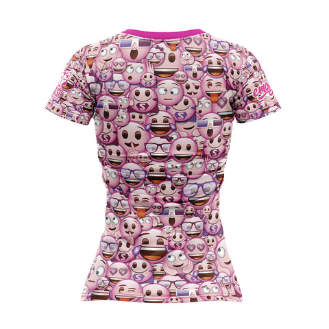 Women's short sleeve t-shirt - Emoji Classic Pink