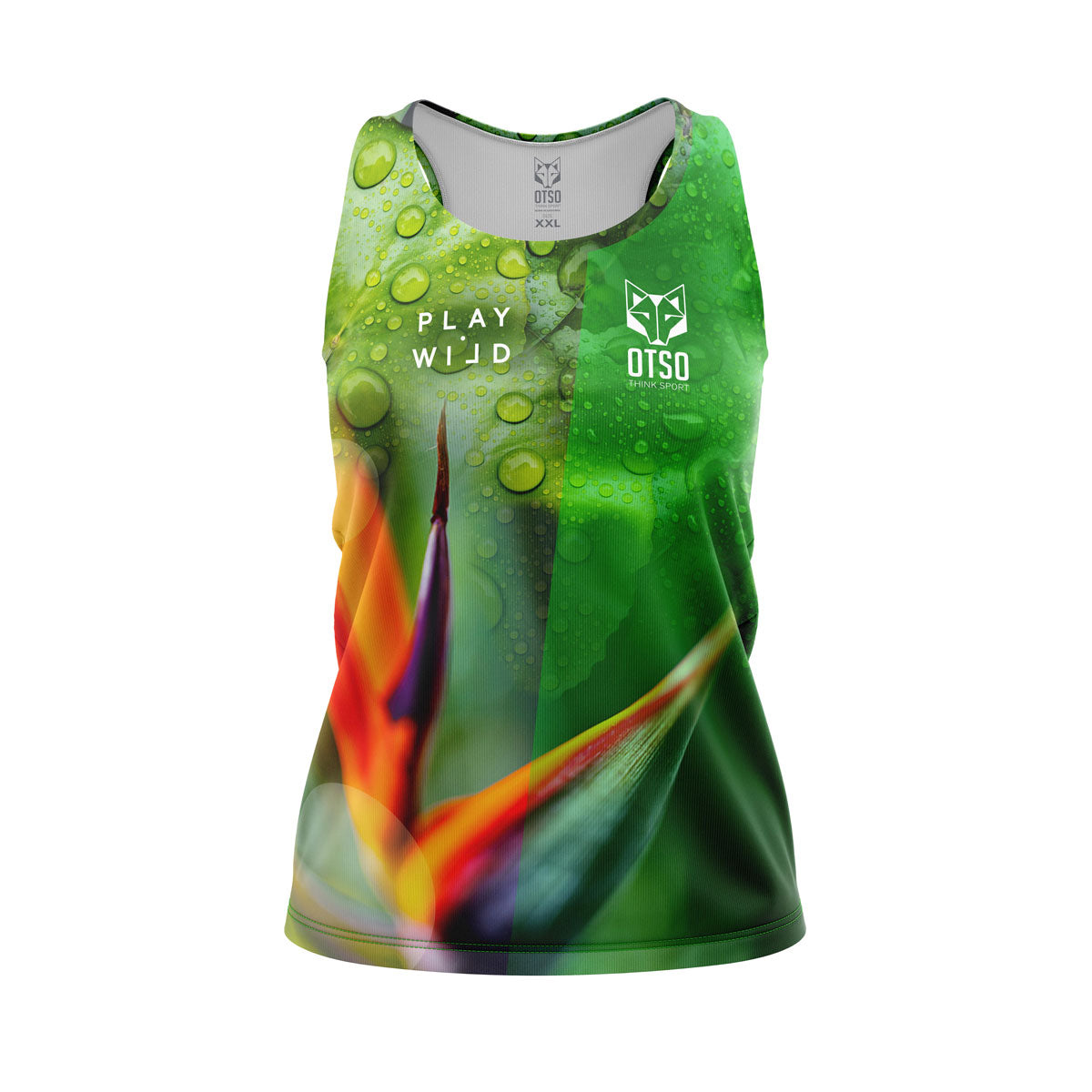 Women's sleeveless padel t-shirt - Paradise