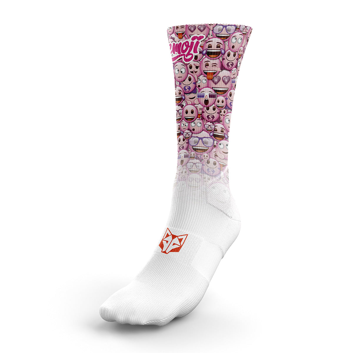 Sublimated Socks - Emoji Classic Pink