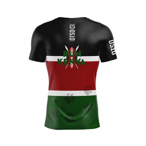 Men's short sleeve t-shirt - Run Kenya