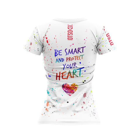 Camiseta manga corta mujer - Be Smart and Protect Your Heart