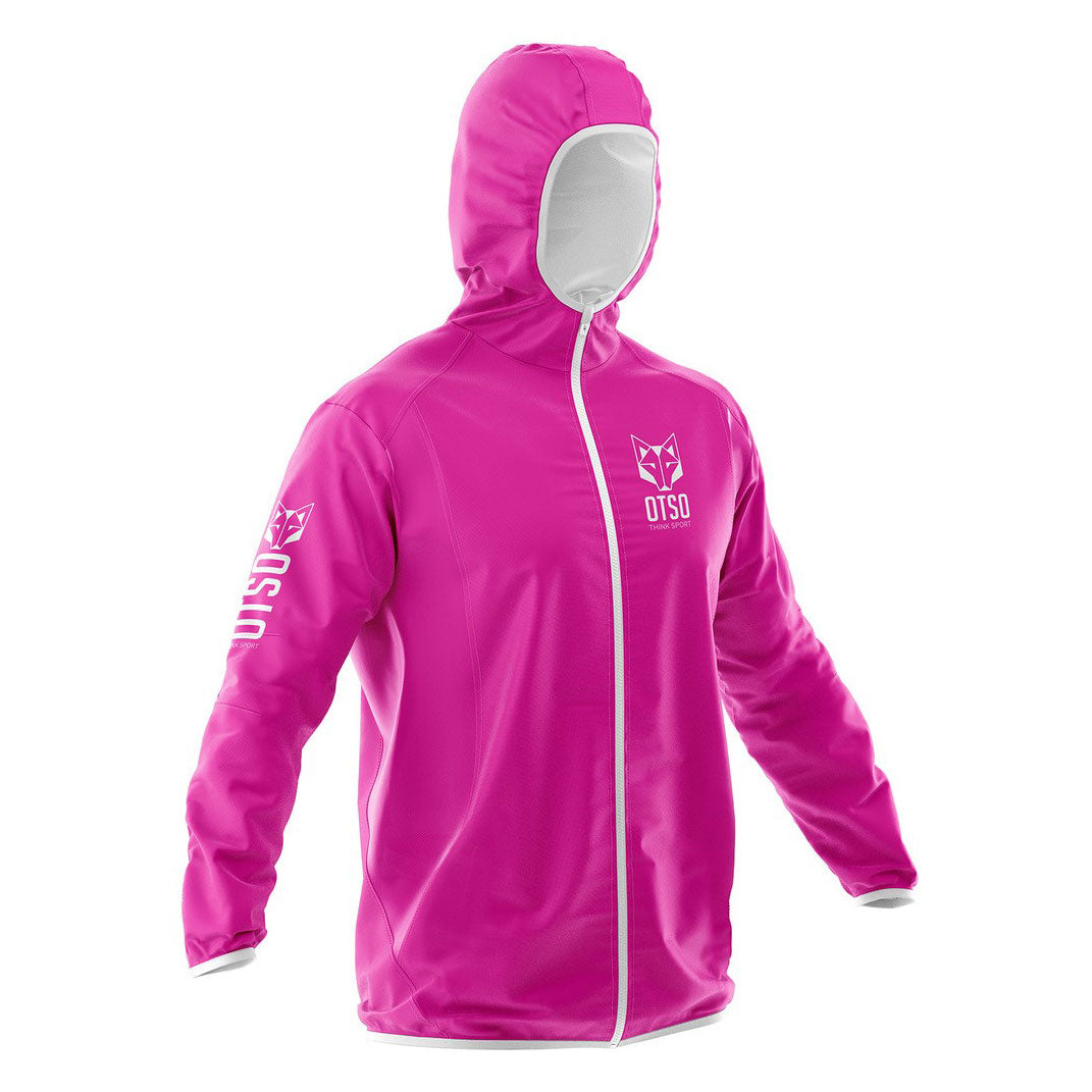 Waterproof Jacket - Fluo Pink &amp; White