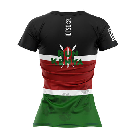 Women's short sleeve t-shirt - Run Kenya