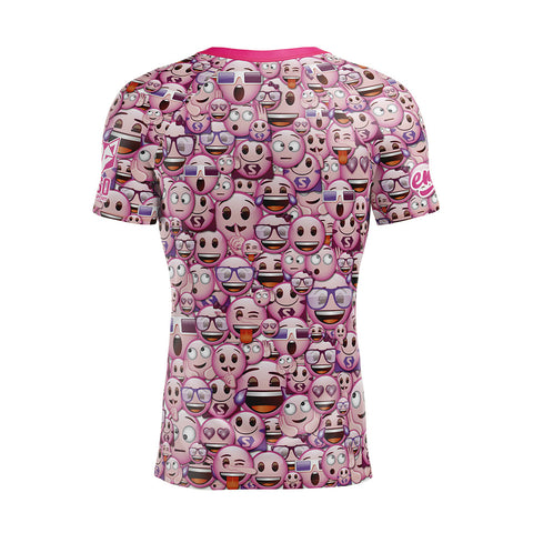 Camiseta manga corta hombre - Emoji Classic Pink