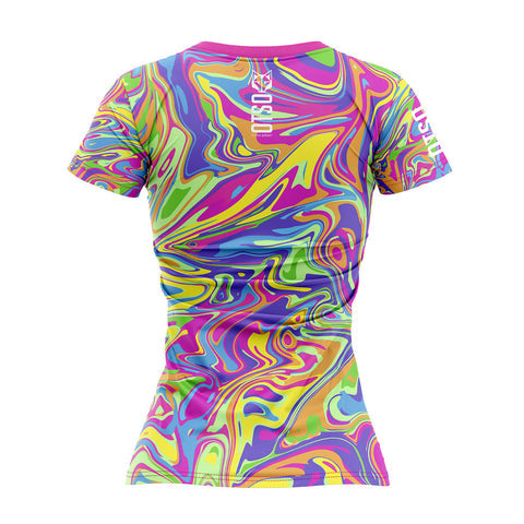 Women's short sleeve t-shirt - Psychedelic