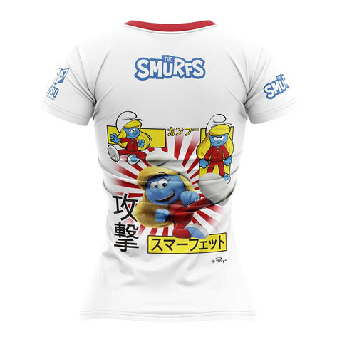 Women's short sleeve t-shirt - Smurfs Manga White (Outlet)