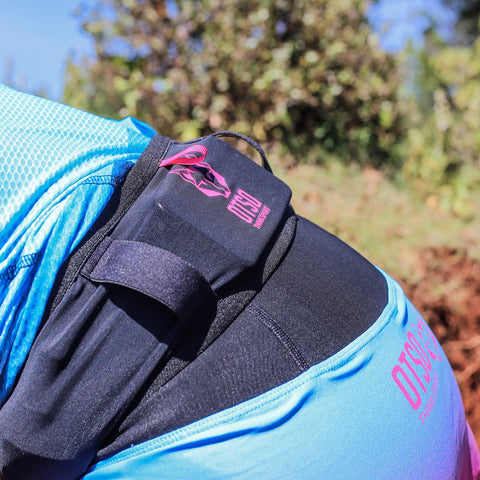 Unisex Running Belt - Black &amp; Pink