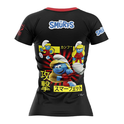 Camiseta manga corta mujer - Smurfs Manga Black (Outlet)