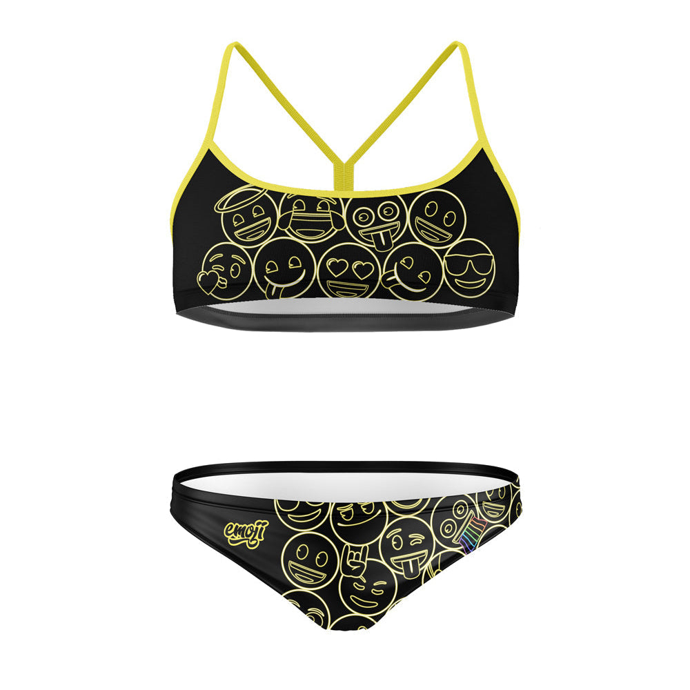 Bikini - Emoji Neon Faces