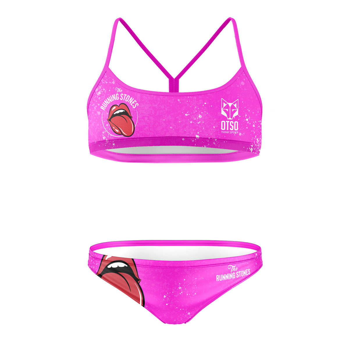 Bikini - Running Stones Pink