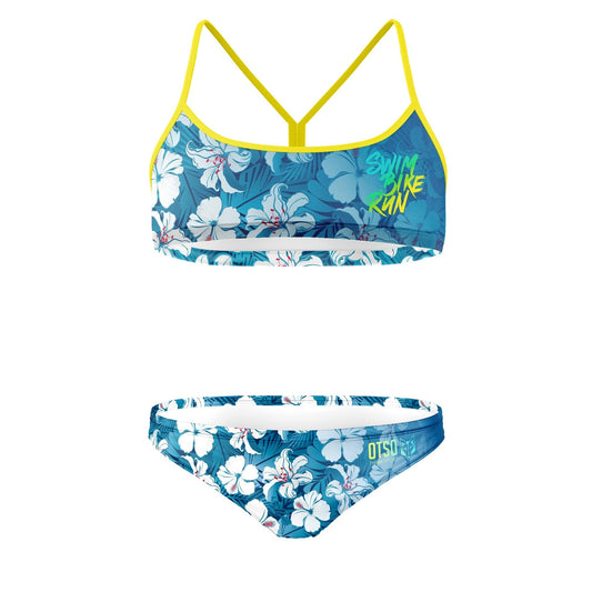 Bikini - Swim Bike Run Flower