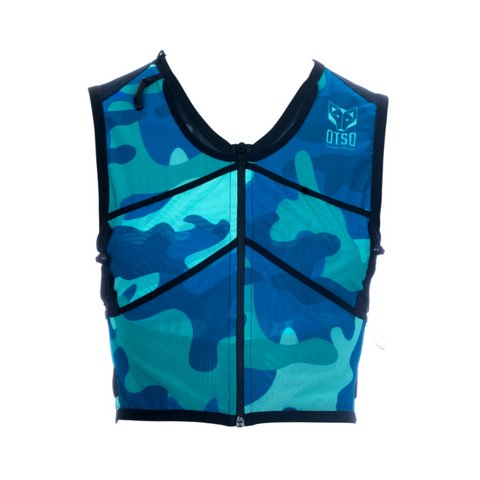 Trail running backpack - Camo Blue