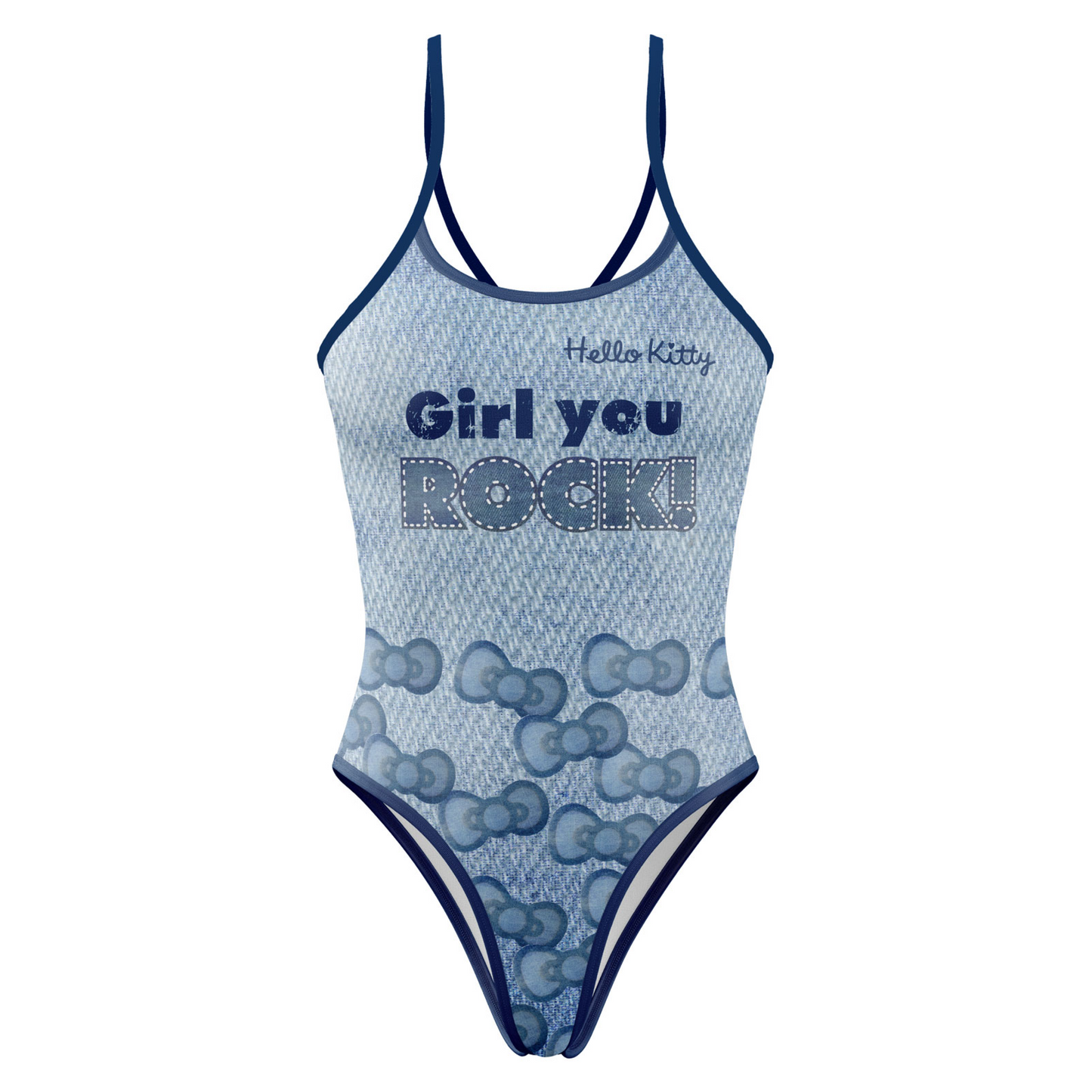 Bañador niña y mujer - Hello Kitty Denim