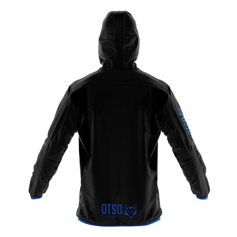 Waterproof Jacket - Black &amp; Royal Blue