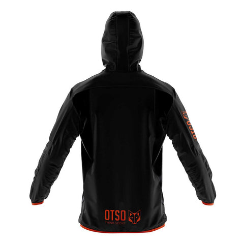 Waterproof Jacket - Black &amp; Fluo Orange