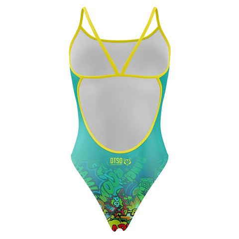 Women's swimsuit - Chupa Chups Comic