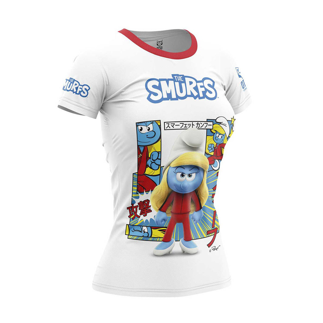 Women's short sleeve t-shirt - Smurfs Manga White (Outlet)