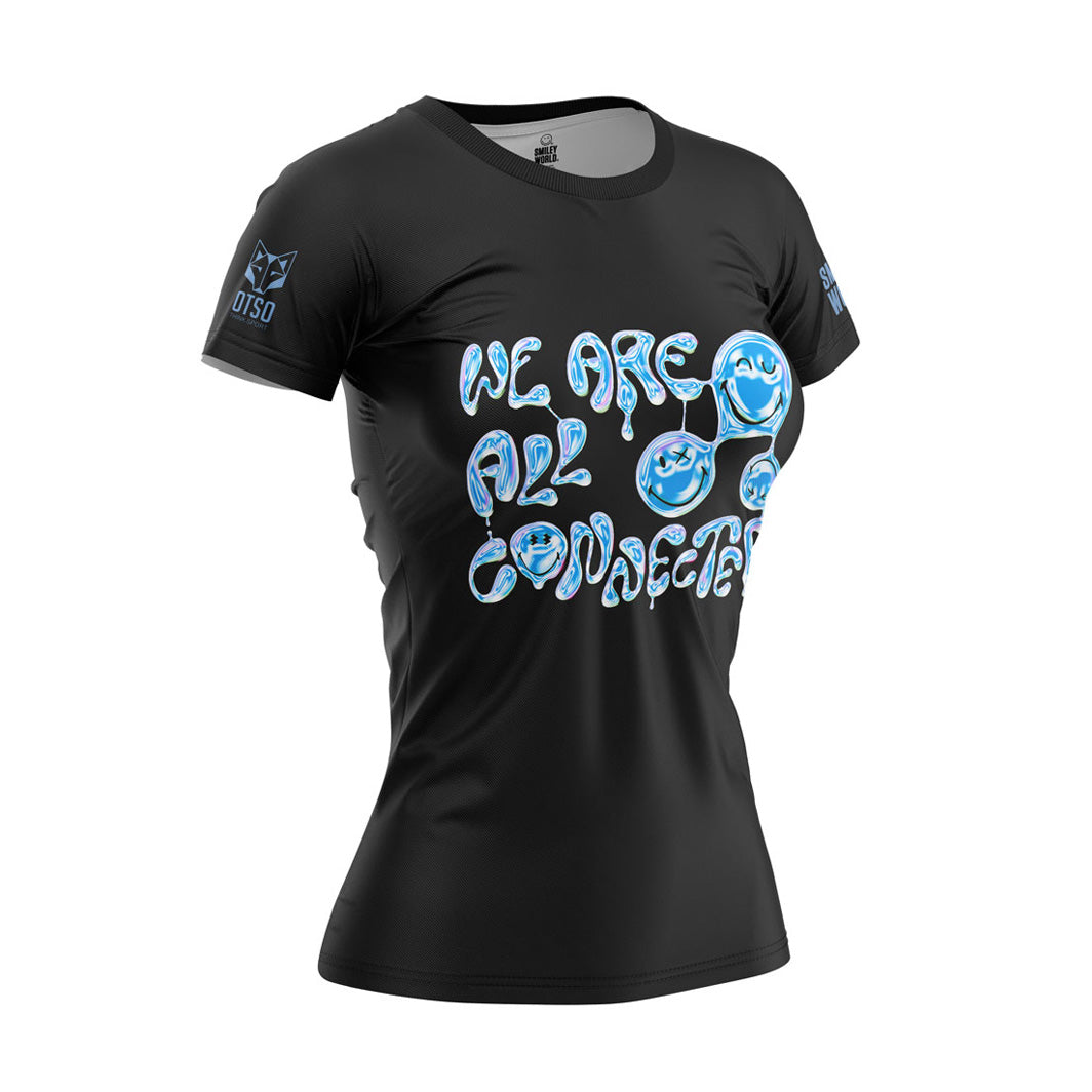 Camiseta manga corta mujer - SmileyWorld Connected