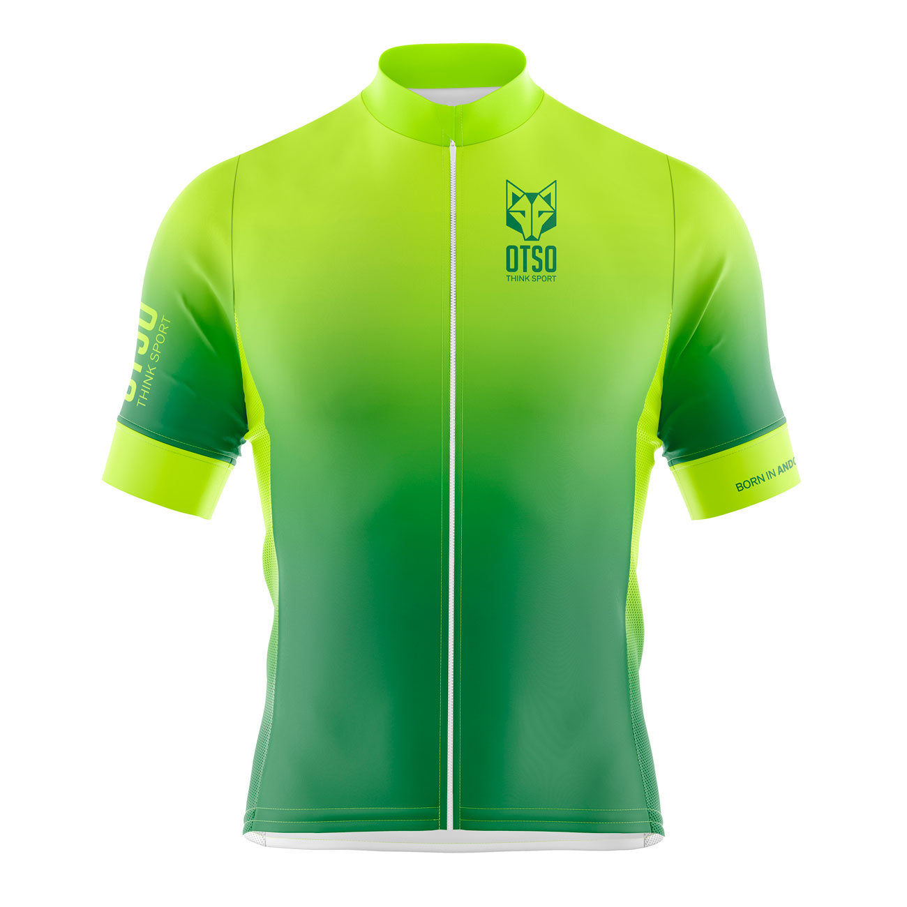 Maillot de ciclismo manga corta hombre - Fluo Green (OUTLET)