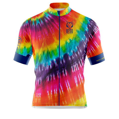 Maillot de ciclismo manga corta hombre - Tie-Dye