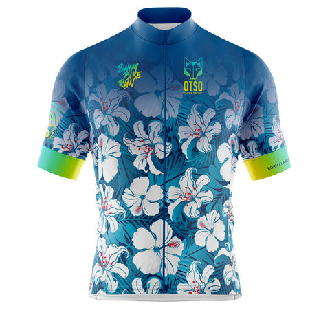 Maillot de ciclismo manga corta hombre - Flowers