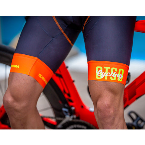 Culotte de ciclismo hombre - Fluo Orange (OUTLET)