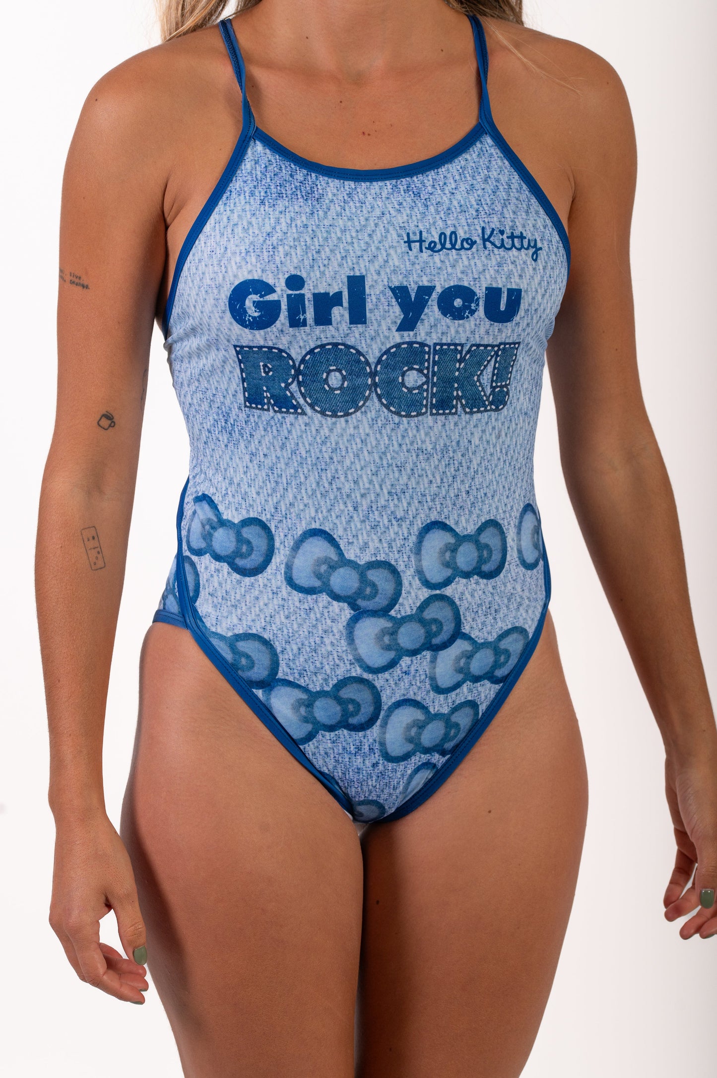 Bañador niña y mujer - Hello Kitty Denim