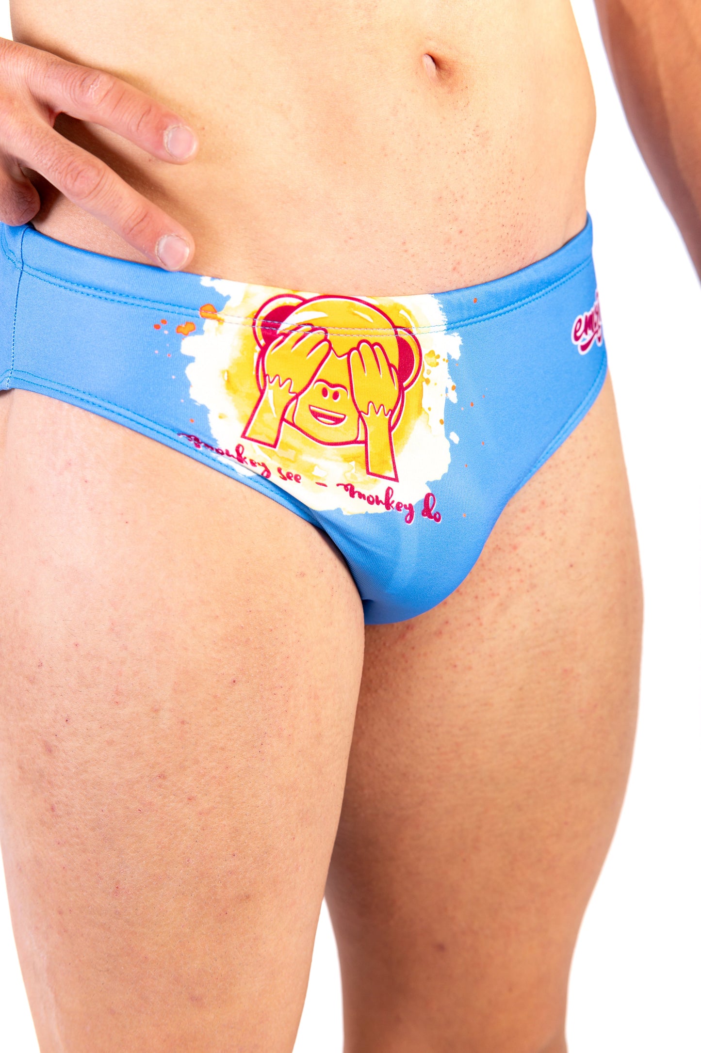 Bañador slip hombre - Emoji Monkey See