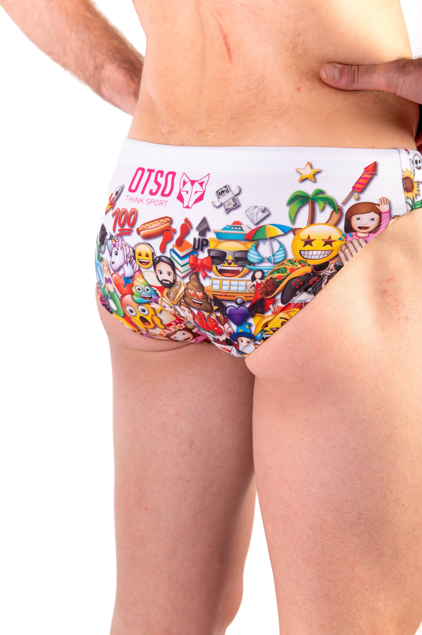 Bañador slip hombre - Emoji Big Wave