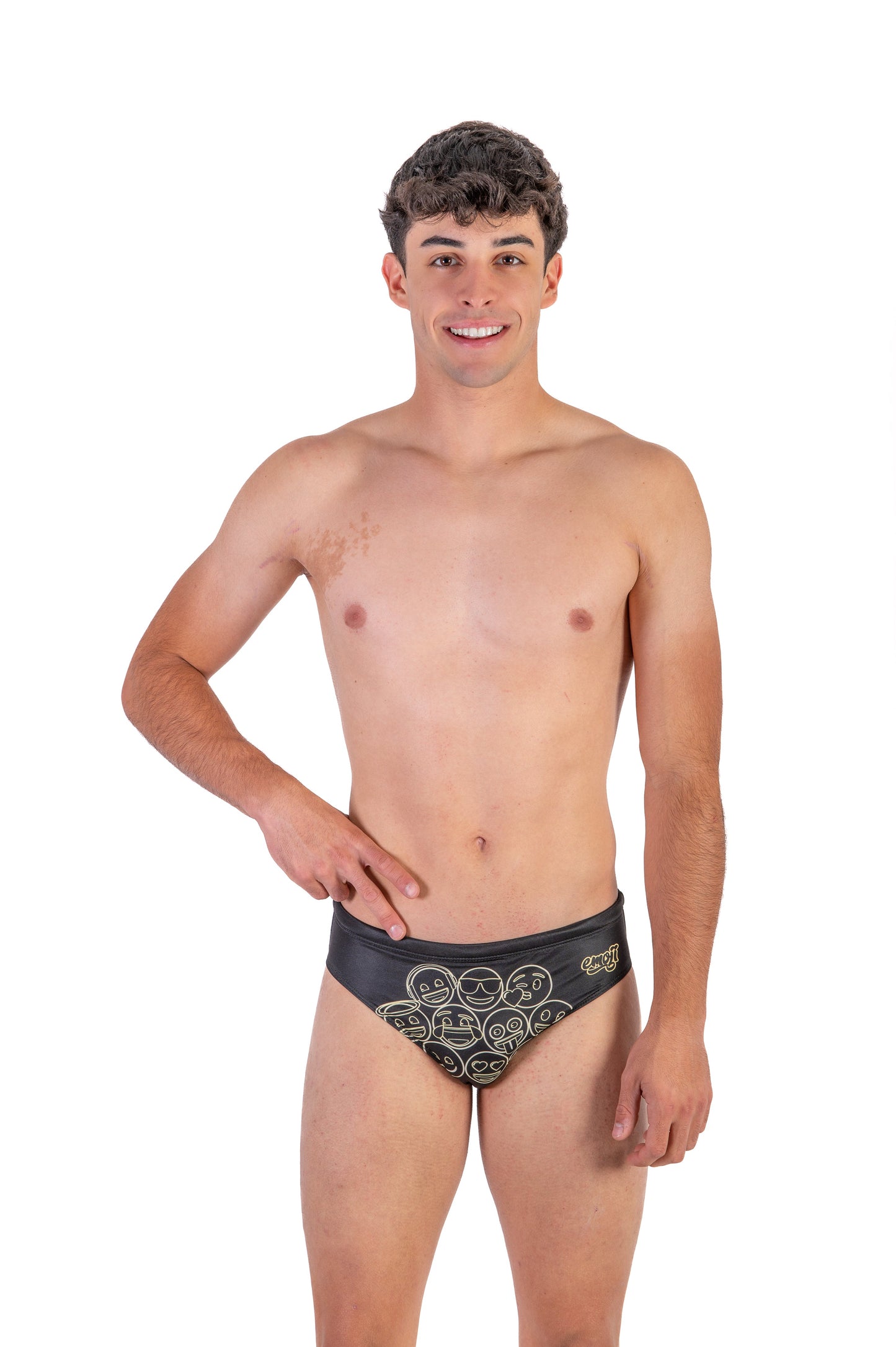 Bañador slip hombre - Emoji Neon Faces