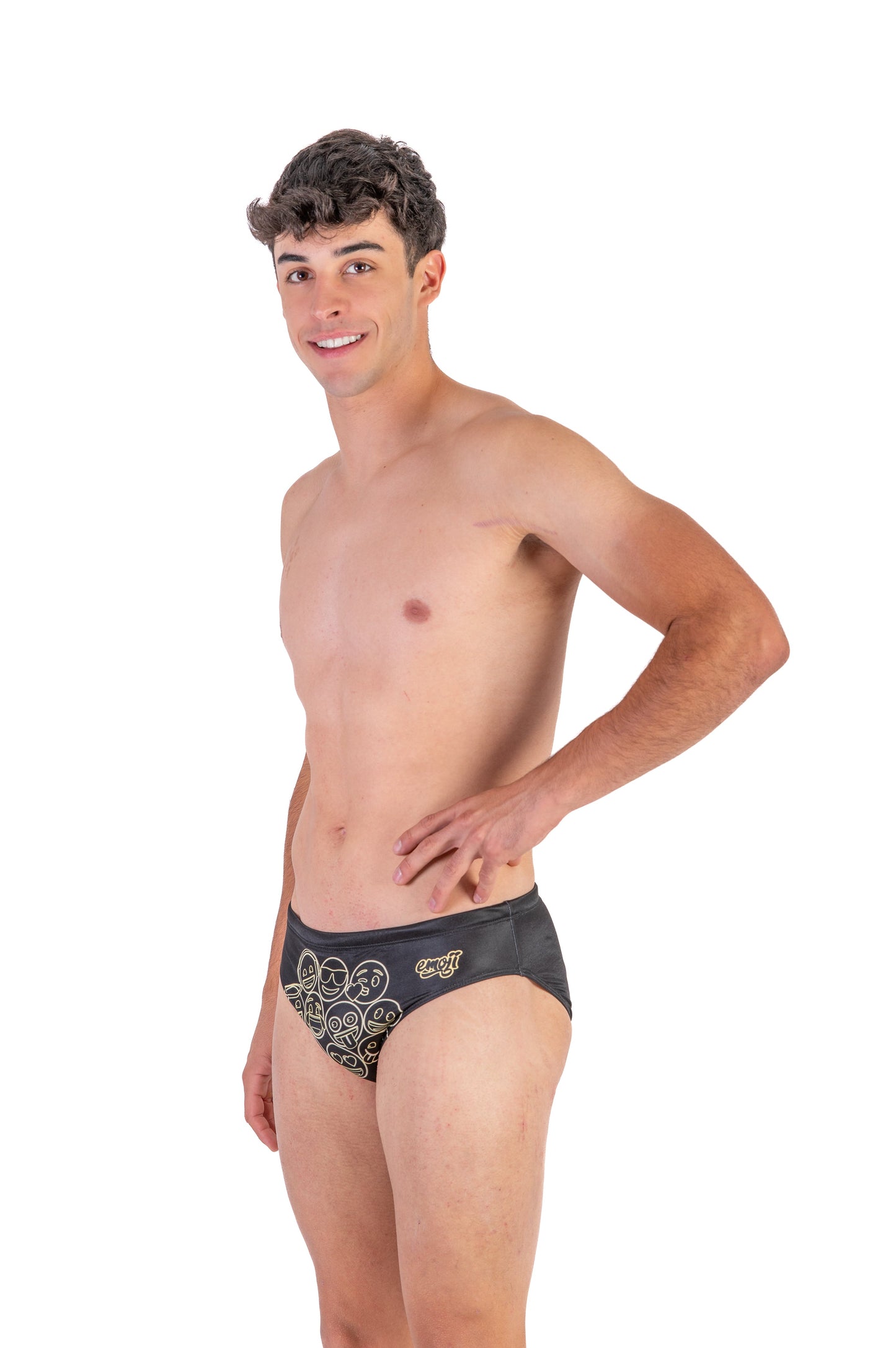 Bañador slip hombre - Emoji Neon Faces