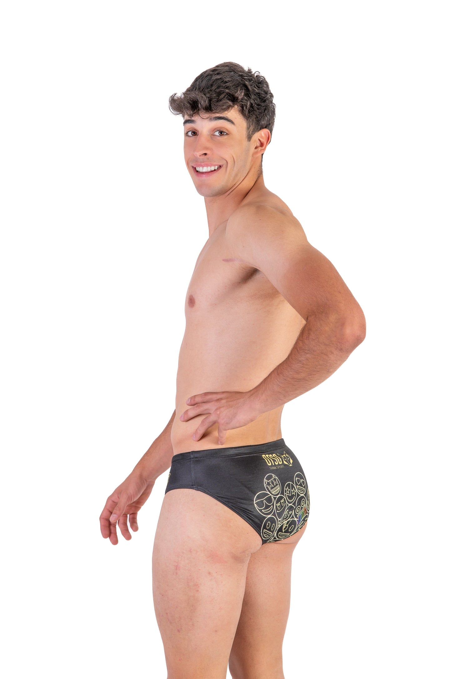 Bañador slip hombre - Emoji Neon Faces