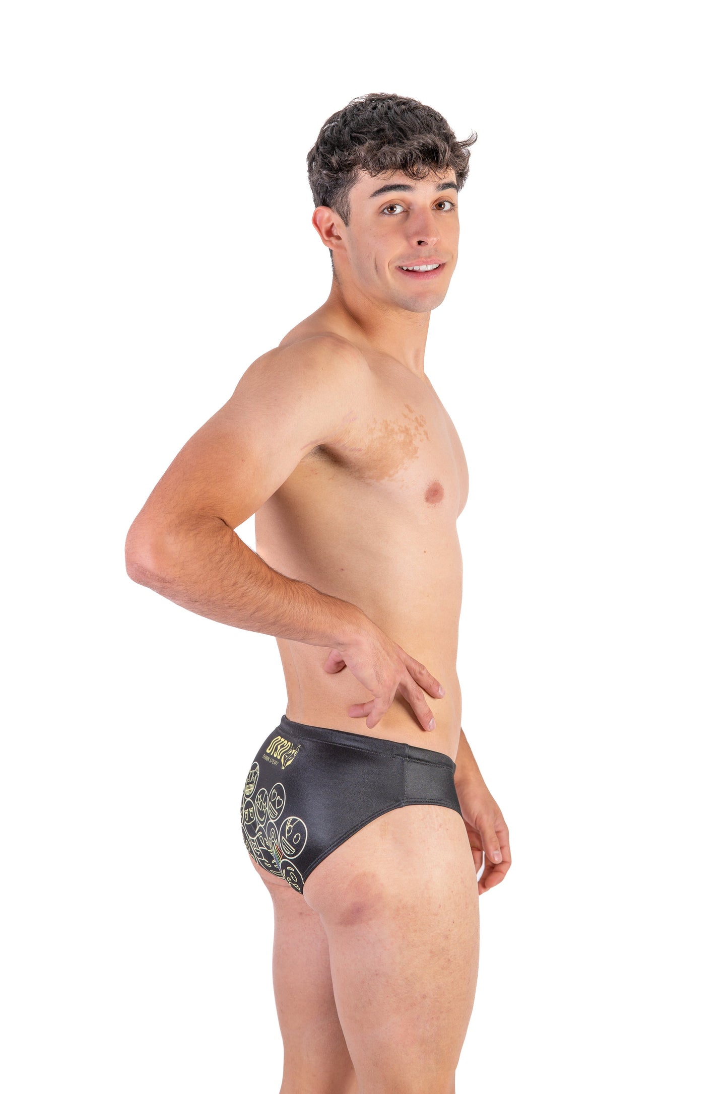 Bañador slip hombre - Emoji Neon Faces