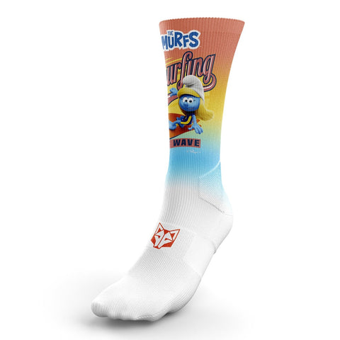 Calcetines Sublimados - Smurfs Smurfing Smurfette