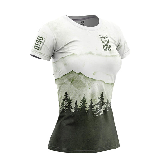 Women's short sleeve t-shirt - Green Forest