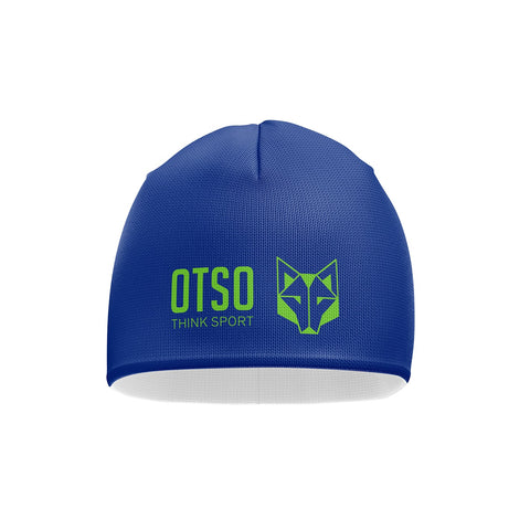 Beanie - Electric Blue &amp; Fluo Green