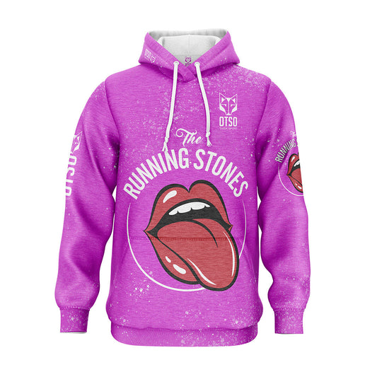 Sudadera - Running Stones Pink