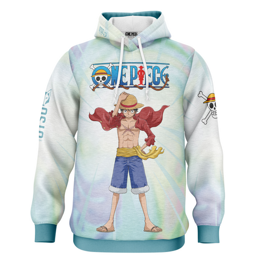 Sudadera - One piece fishman luffy and the crew green