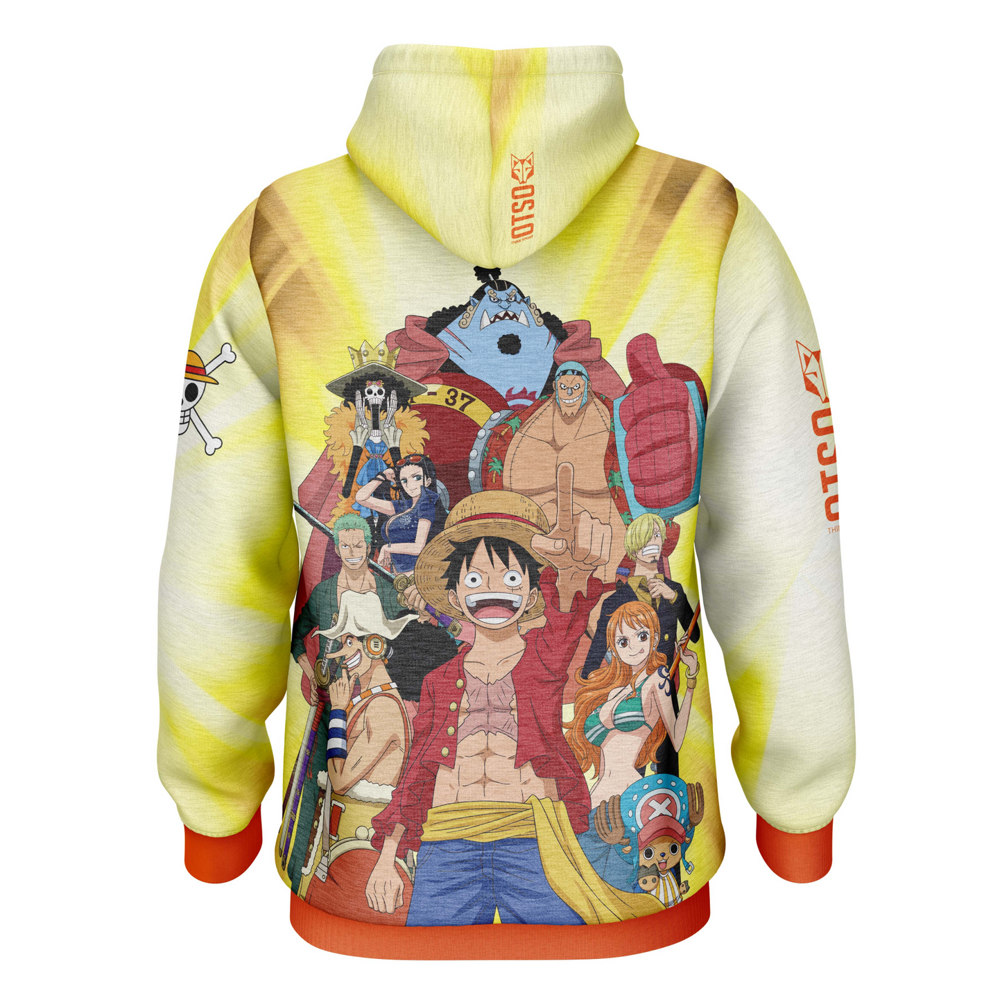 Sudadera - One piece fishman straw hat crew yellow