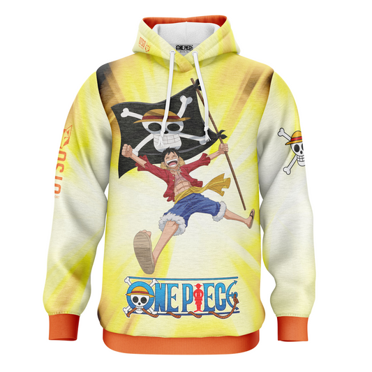 Sudadera - One piece fishman straw hat crew yellow