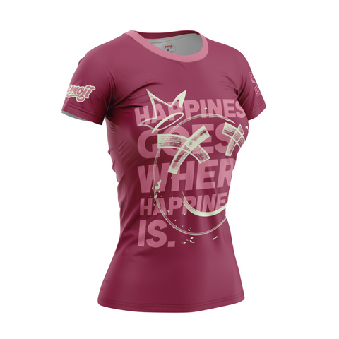 Women's short-sleeved T-shirt - Emoji Happiness