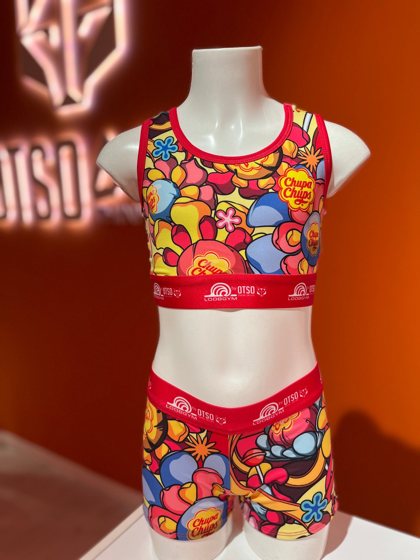 Top CHUPA CHUPS FLOWER (Goma vista sublimada)