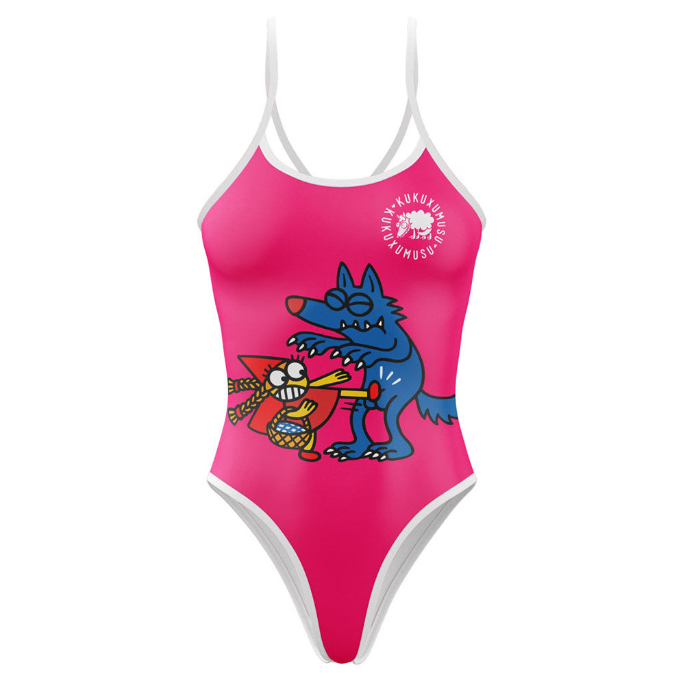 Women's swimsuit - Kukuxumusu F*ck You!