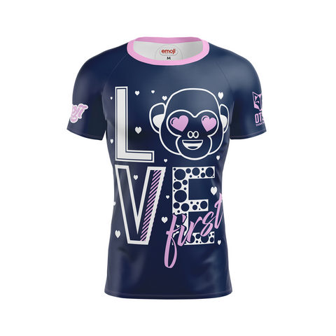 Camiseta manga corta hombre - Emoji Love First