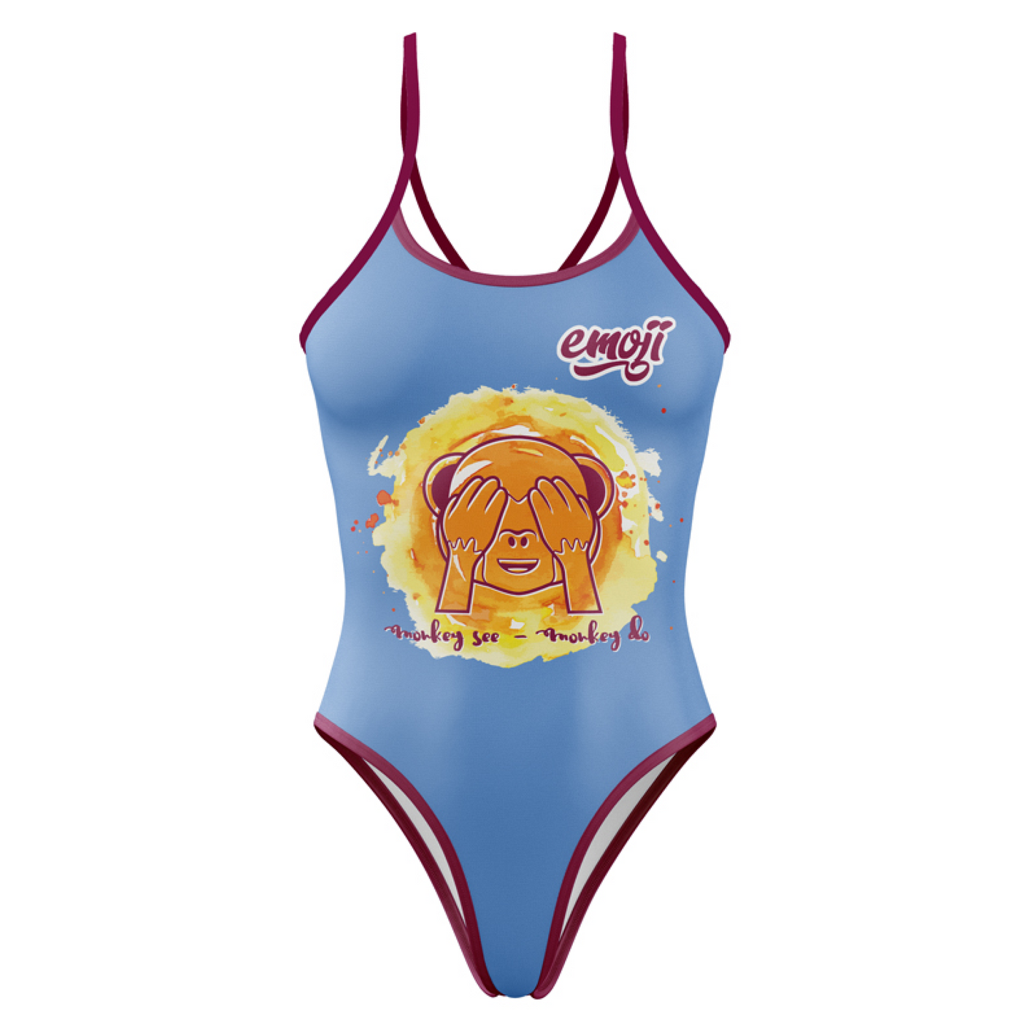 Bañador mujer - Emoji Monkey See