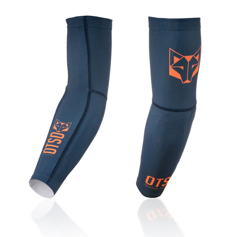 Manguitos UltraLight - Navy Blue & Fluo Orange