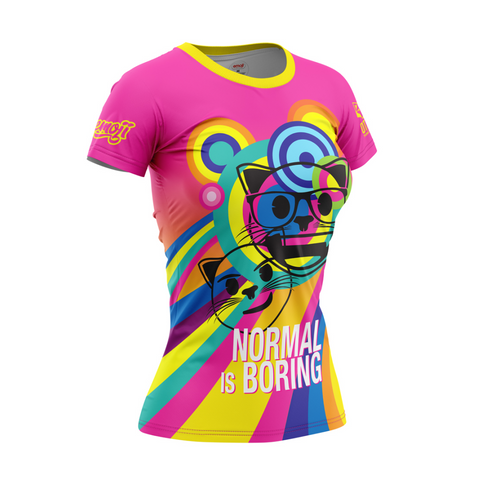 Women's short-sleeved T-shirt - Emoji Normal is Boring