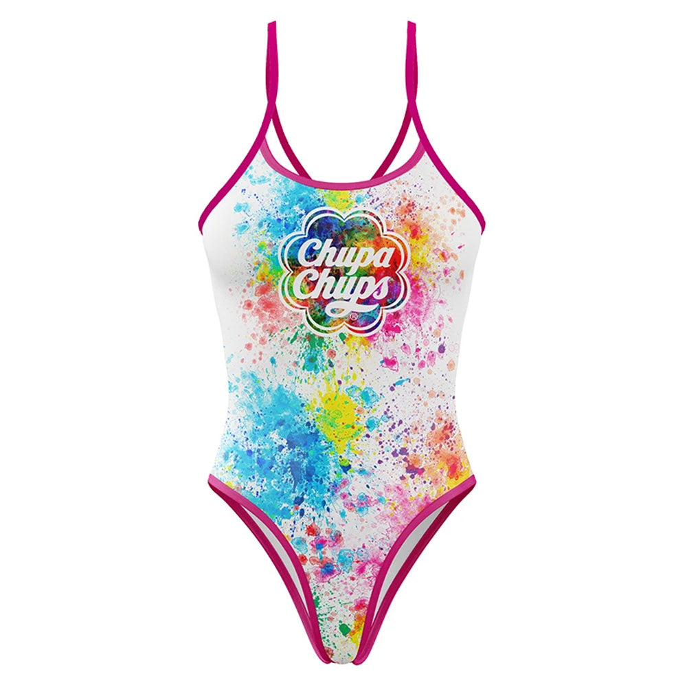 Women's swimsuit - Chupa Chups Paint