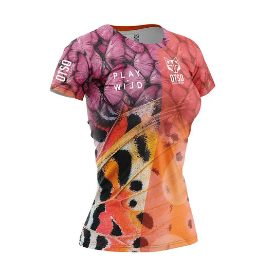 Women's short sleeve padel t-shirt - Wings