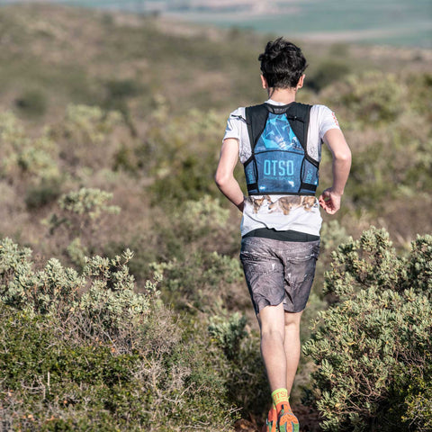 Trail running backpack - Blue Jeans